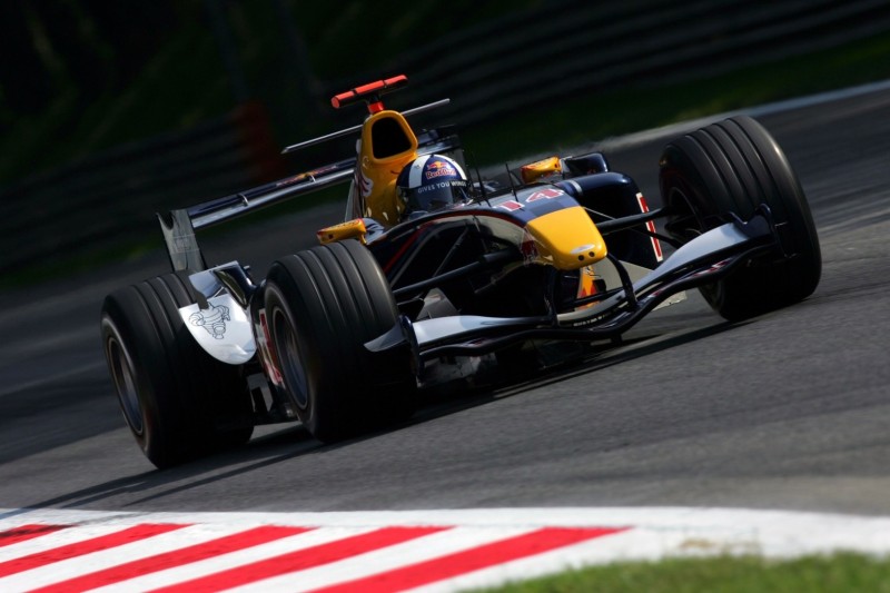 David Coulthard im Red Bull RB01 beim Grand Prix von italien in Monza 2005