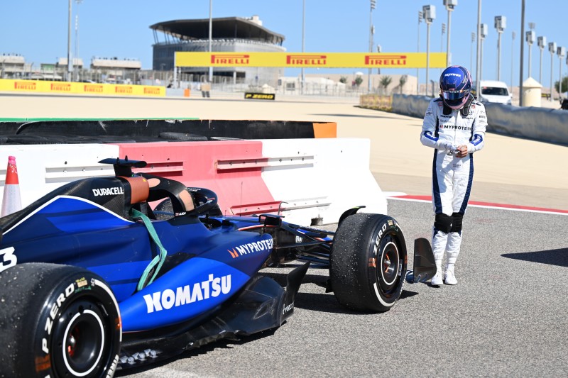 Alexander Albon (Williams FW46) beim Formel-1-Test in Bahrain 2024