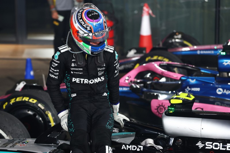 Andrea Kimi Antonelli (Mercedes) beim Formel-1-Rennen in Katar 2025