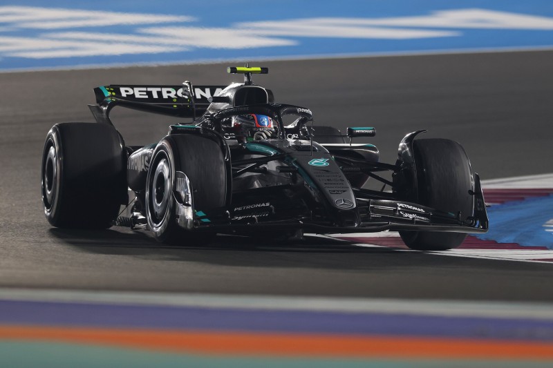 Kimi Antonelli im Mercedes beim Großen Preis von Katar (2025)