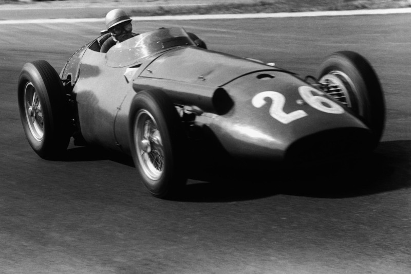 Maria Teresa de Filippis im Maserati 250F 1958 in Spa-Francorchamps