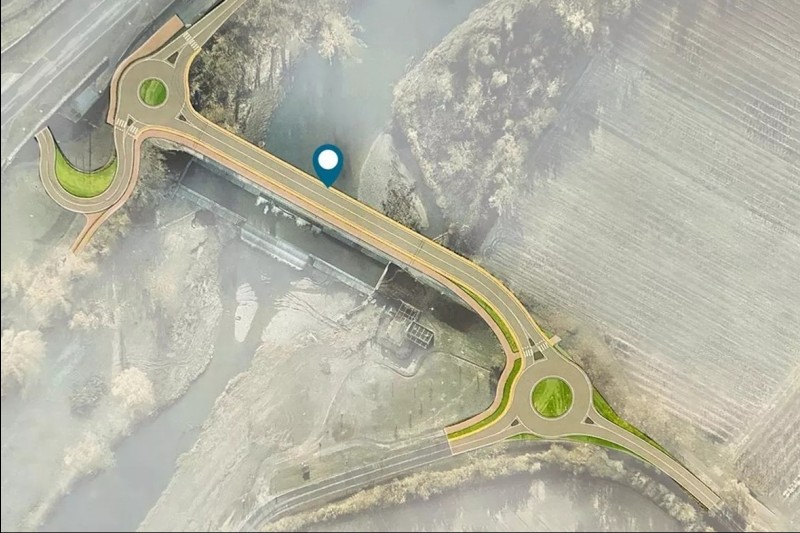 Straße rund um Imola