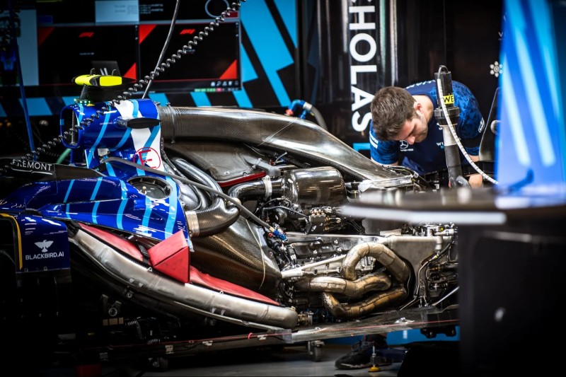 Immer ganz vorn dabei: Mercedes-Motor