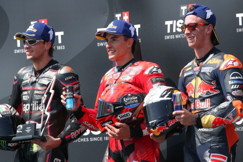 Marc Marquez, Marco Bezzecchi, Pedro Acosta