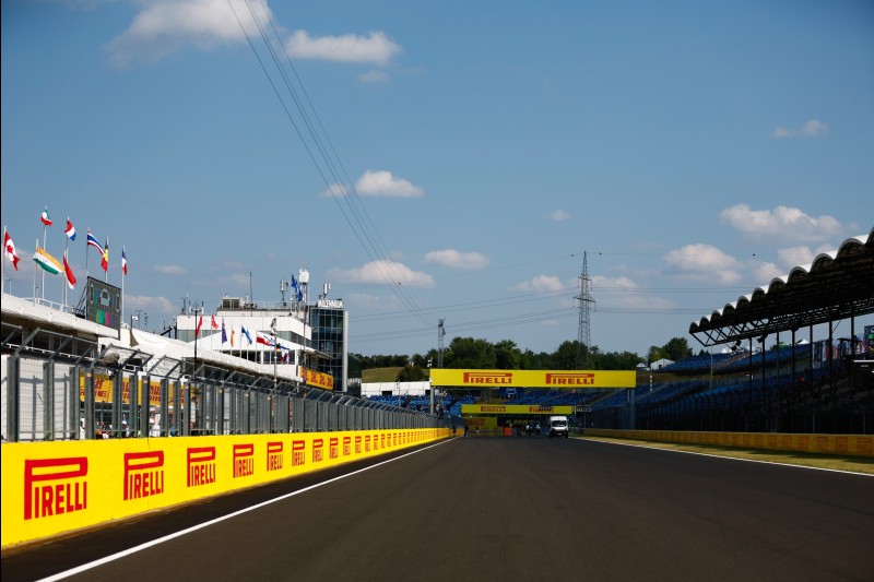 Die Zielgerade vom Hungaroring in Budapest