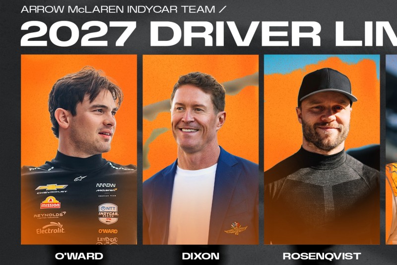 Felix Rosenqvist, Patricio O'Ward, Scott Dixon