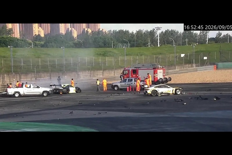 Unfall von Ollie Millroy in Shanghai