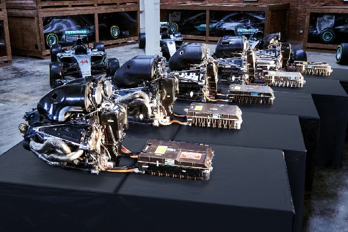 Verschiedene Formel-1-Antriebe von Mercedes ab 2014