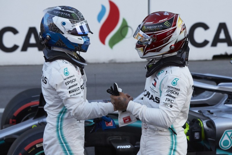 Valtteri Bottas, Lewis Hamilton