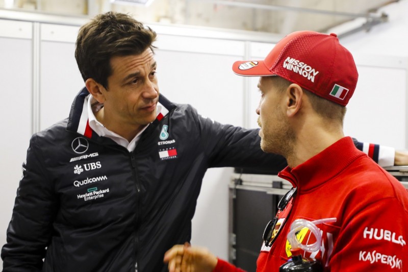 Toto Wolff, Sebastian Vettel