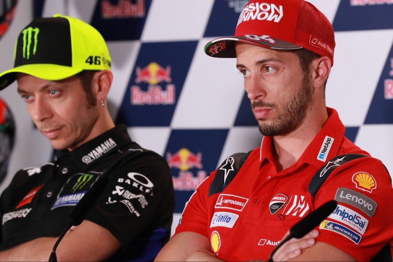 Andrea Dovizioso, Valentino Rossi