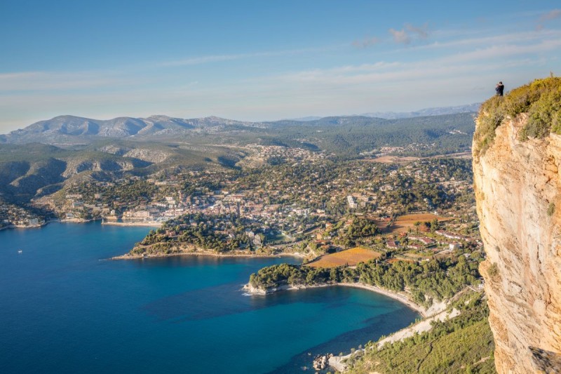 Blick auf Cassis in Frankreich