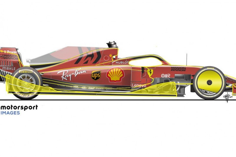 Illustration von Giorgio Piola: Formel 1 2021