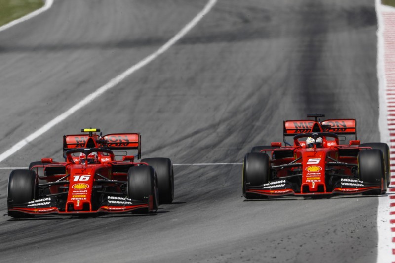 Charles Leclerc, Sebastian Vettel