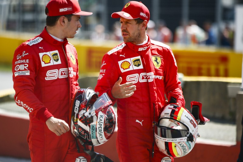 Charles Leclerc, Sebastian Vettel