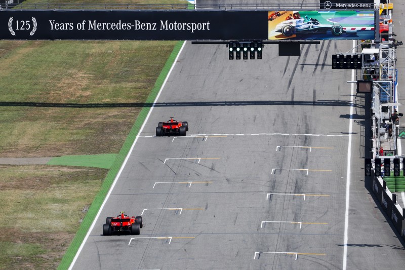 Charles Leclerc, Sebastian Vettel