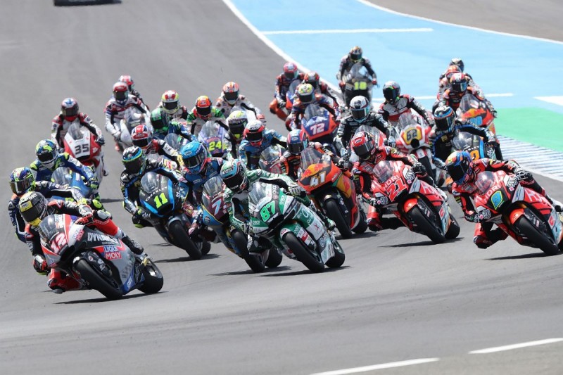 Moto2 Start in Jerez