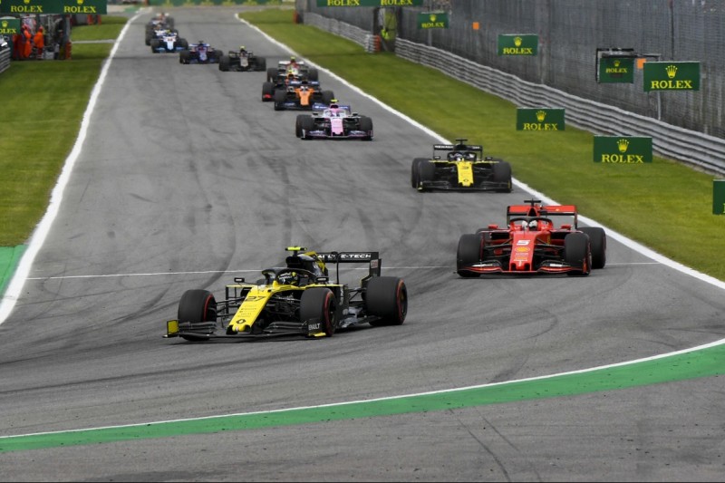 Nico Hülkenberg, Sebastian Vettel, Daniel Ricciardo, Lance Stroll