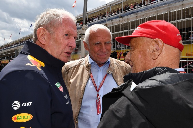 Helmut Marko, Dietrich Mateschitz, Niki Lauda