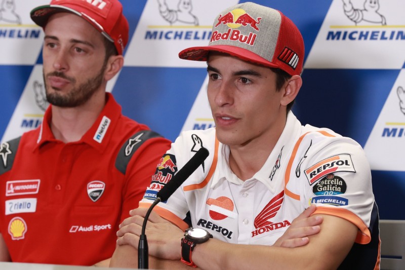 Andrea Dovizioso, Marc Marquez