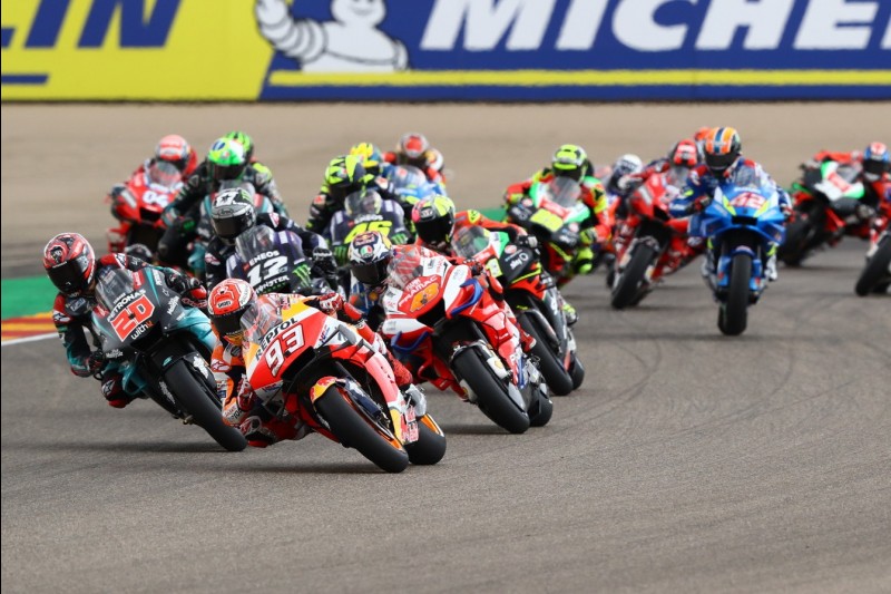 MotoGP Start in Aragon