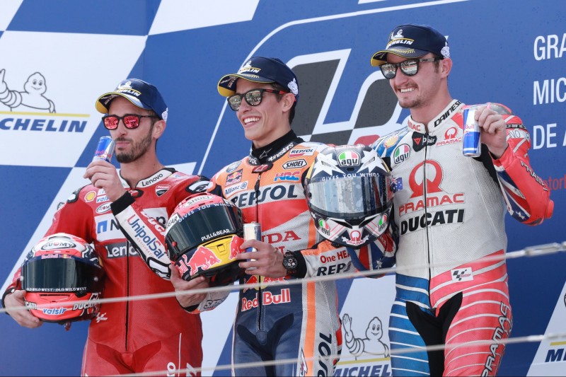 Marc Marquez, Andrea Dovizioso, Jack Miller