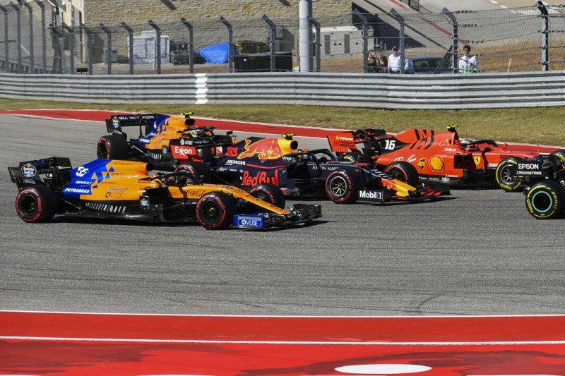 Sebastian Vettel, Lewis Hamilton, Charles Leclerc, Alexander Albon, Carlos Sainz, Lando Norris