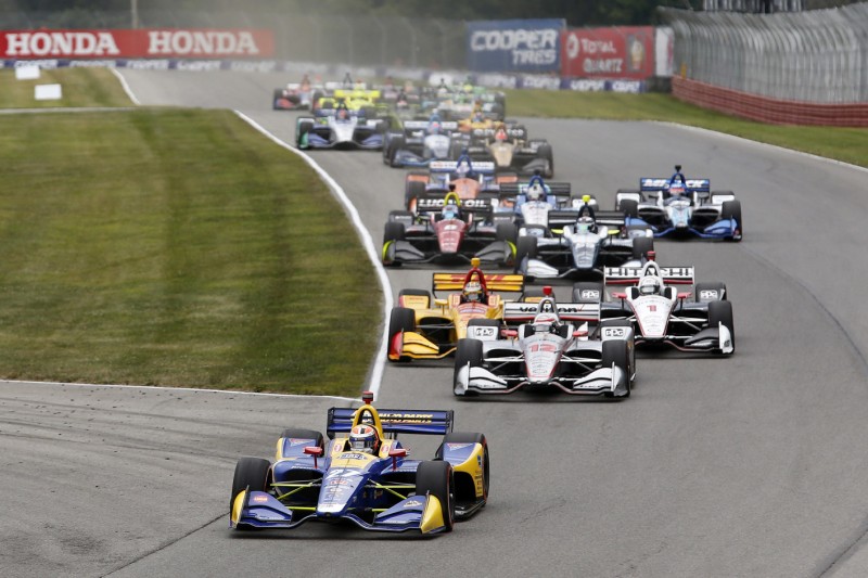 Start zum Honda Indy 200 der IndyCar-Saison 2018 in Mid-Ohio