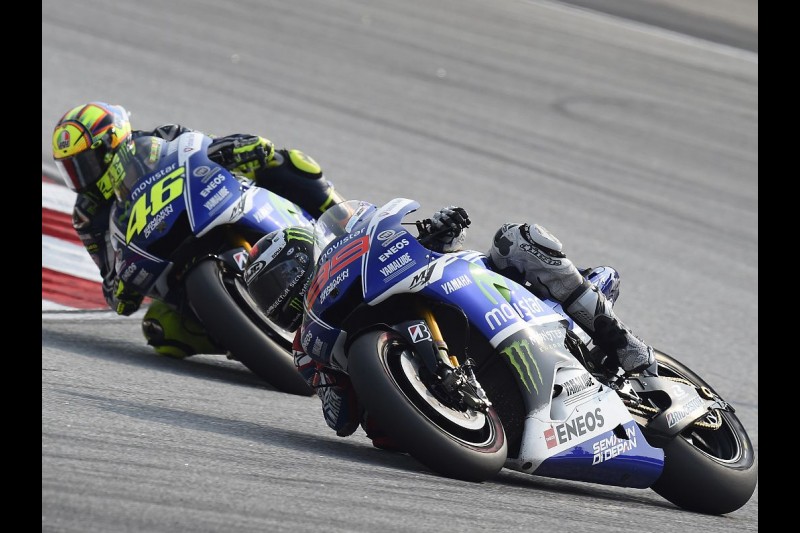 Jorge Lorenzo, Valentino Rossi