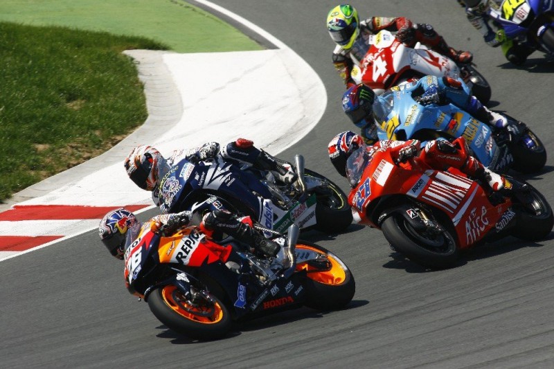 Marco Melandri, Daniel Pedrosa, Casey Stoner, John Hopkins, Alex Barros