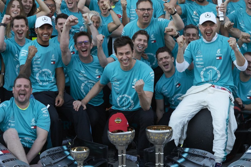 Valtteri Bottas, Lewis Hamilton, Toto Wolff