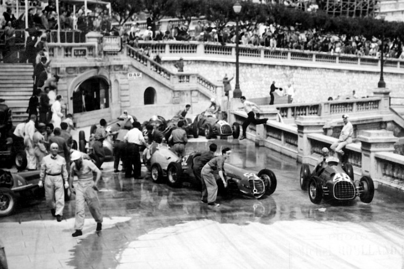 Startunfall Monaco 1951