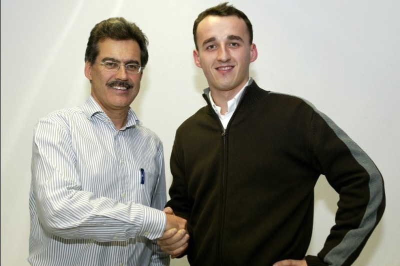 2006: BMW-Sportchef Mario Theissen, Robert Kubica