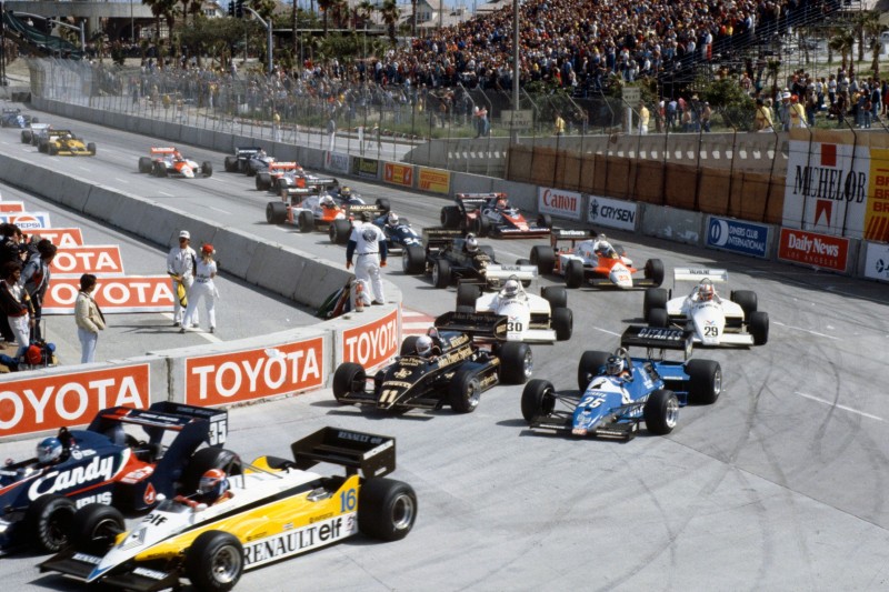 Derek Warwick, Eddie Cheever, Elio de Angelis, Nigel Mansell, Andrea de Cesaris, John Watson, Niki Lauda