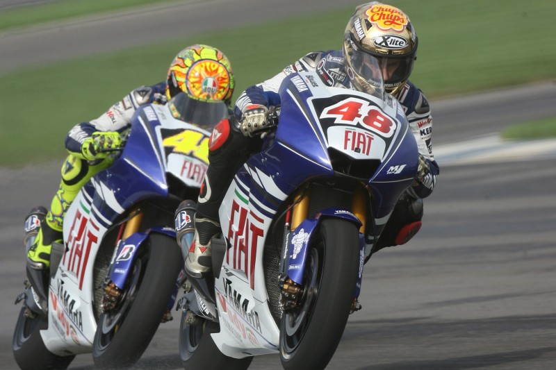 Jorge Lorenzo, Valentino Rossi