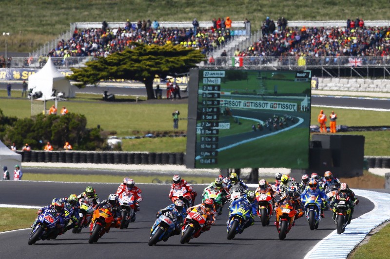 Start zum GP Australien 2017 auf Phillip Island