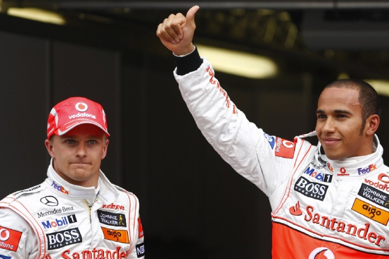 Heikki Kovalainen, Lewis Hamilton