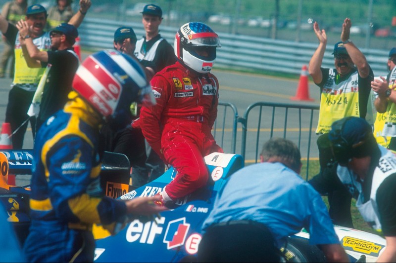 Jean Alesi, Michael Schumacher