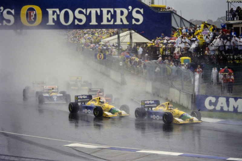 Michael Schumacher, Jean Alesi, Riccardo Patrese