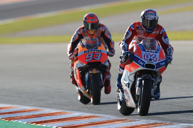 Andrea Dovizioso, Marc Marquez