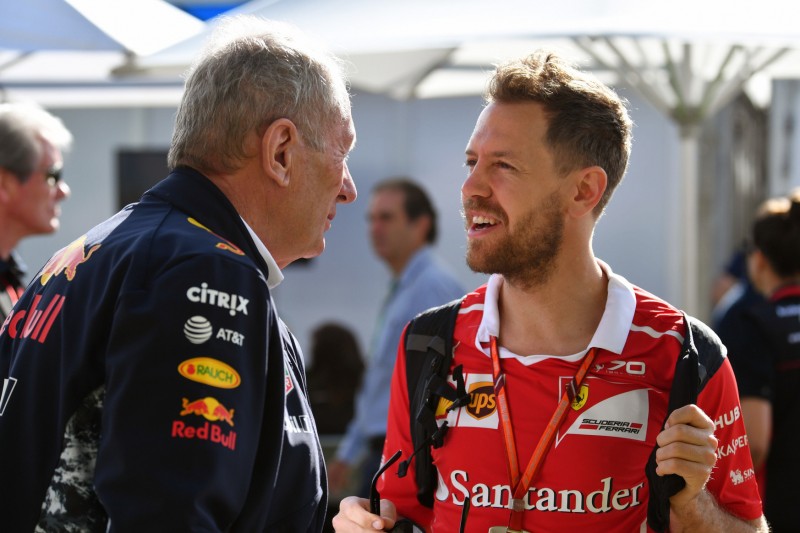 Helmut Marko, Sebastian Vettel