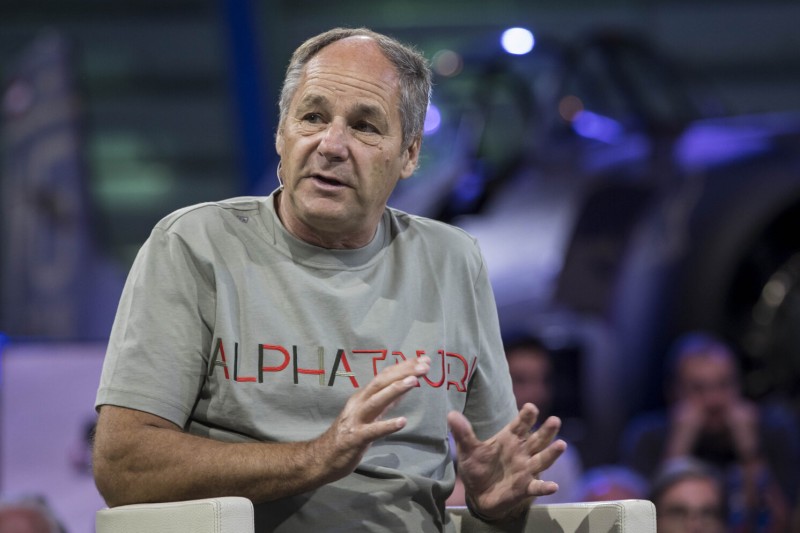 Gerhard Berger bei ServusTV am Hangar-7 in Salzburg