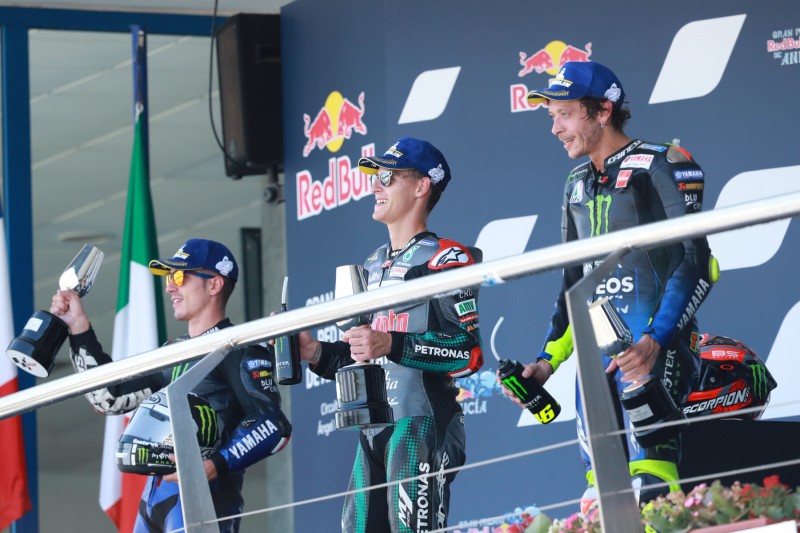 Fabio Quartararo, Maverick Vinales, Valentino Rossi