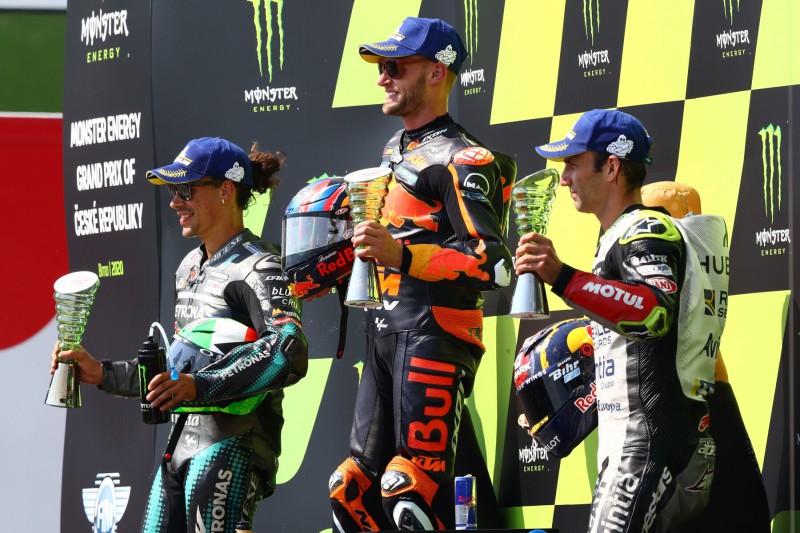 Brad Binder, Franco Morbidelli, Johann Zarco