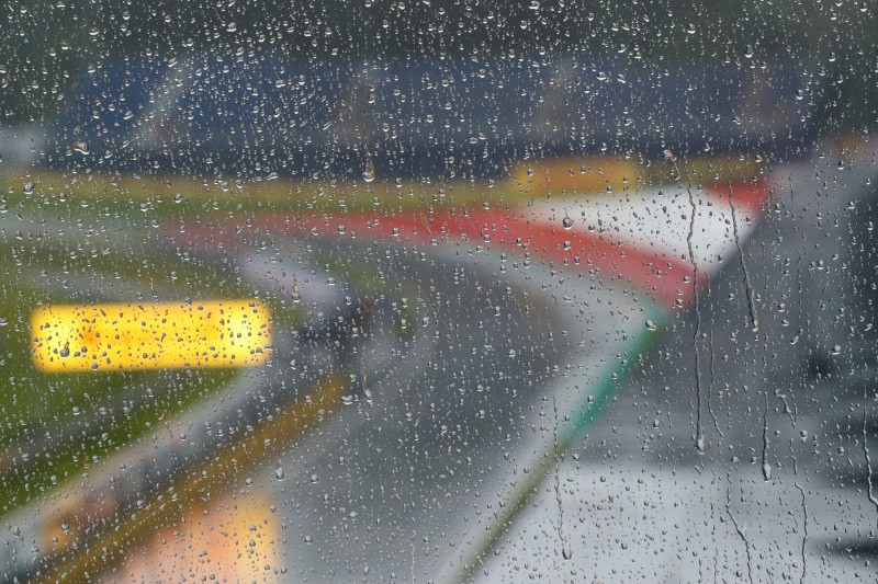 Regen am Red-Bull-Ring in Spielberg