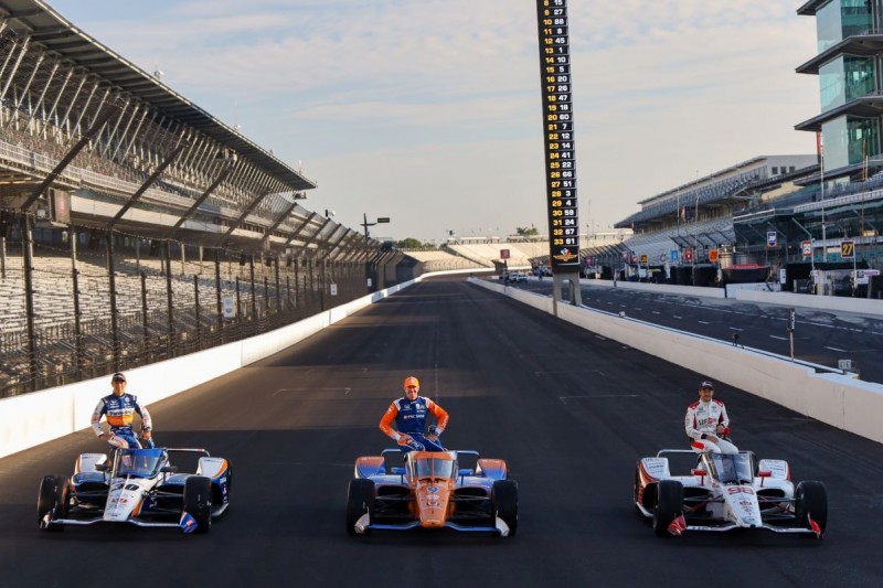 Marco Andretti, Scott Dixon, Takuma Sato