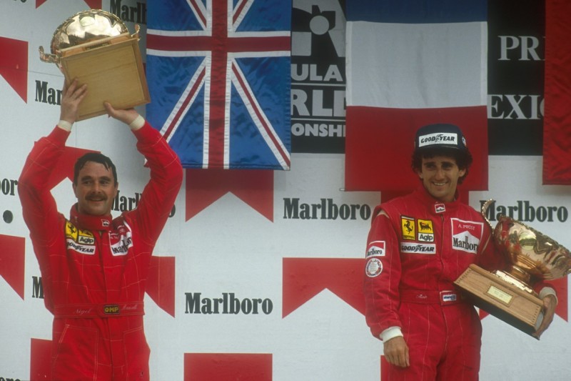 Alain Prost, Nigel Mansell