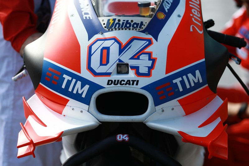 Winglets an der Ducati Desmosedici GP