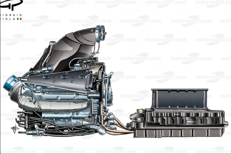 Mercedes PU106, Antriebseinheit, Motor, Power Unit