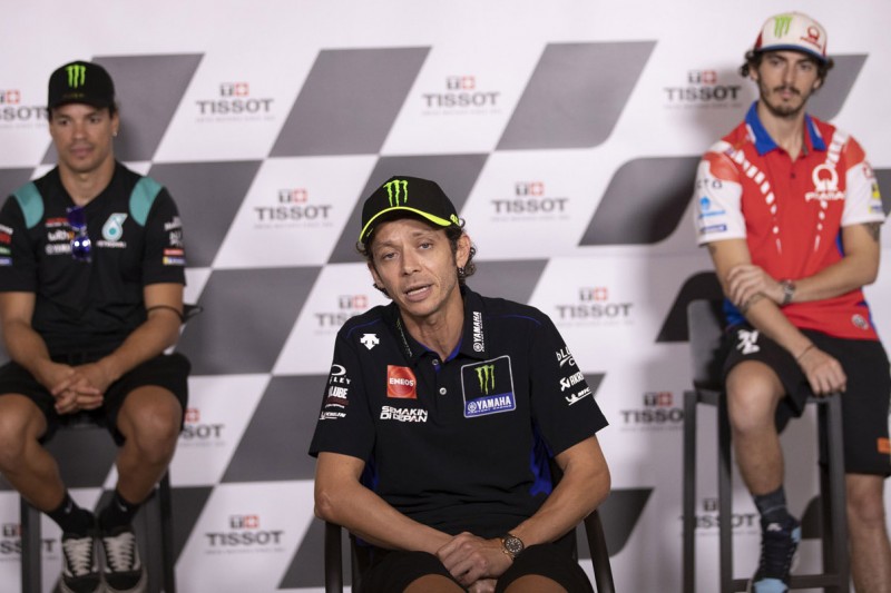 Franco Morbidelli, Valentino Rossi, Francesco Bagnaia